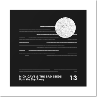 Nick Cave & The Bad Seeds / Minimal Graphic Design Tribute T-Shirt Posters and Art